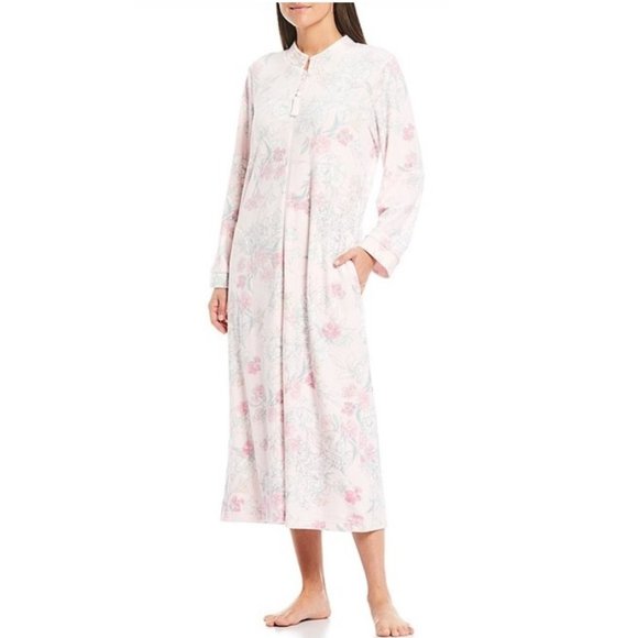 miss elaine long zip front robes
